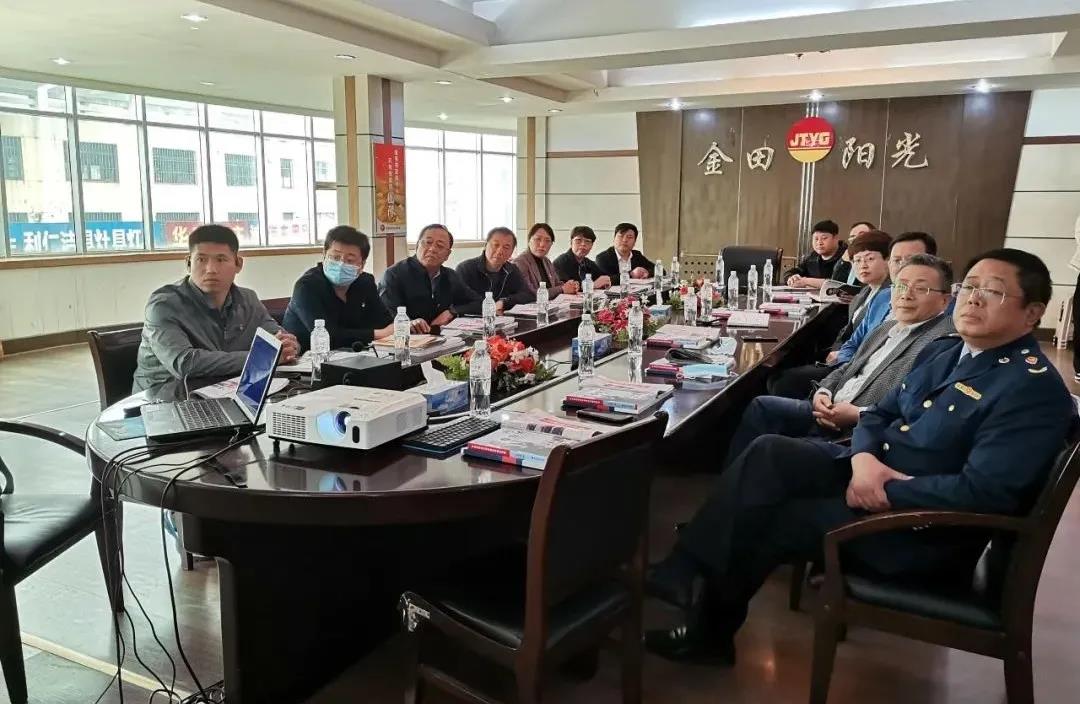 济南市市场监管局领导莅临集团文登金田市场观摩学习