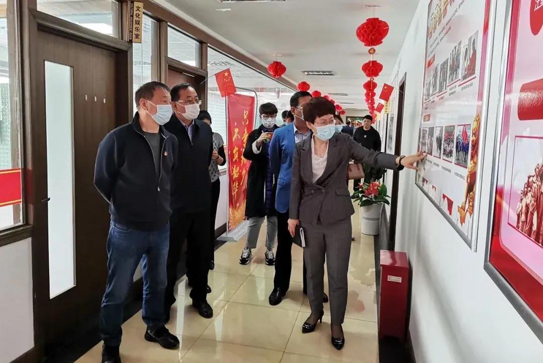 济南市市场监管局领导莅临集团文登金田市场观摩学习