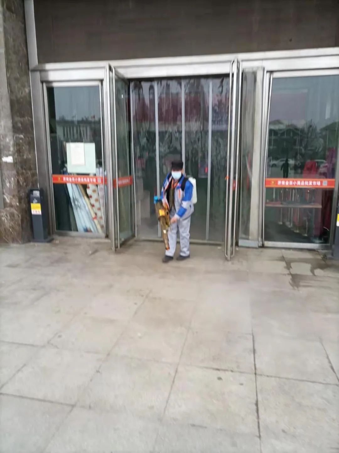 抗击疫情，集团济南金田市场在行动！